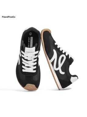 Retro Tennis Fashion Thin Sole Sneakers Genuine Leather Lace-Up Walking Shoes